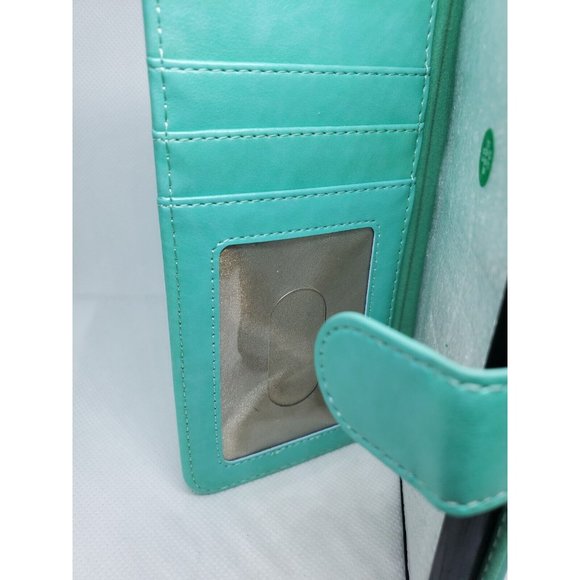 iPhone 7 Plus Truth Cell Phone Case Wallet RFID With Credit Card Protector Green - Picture 8 of 11